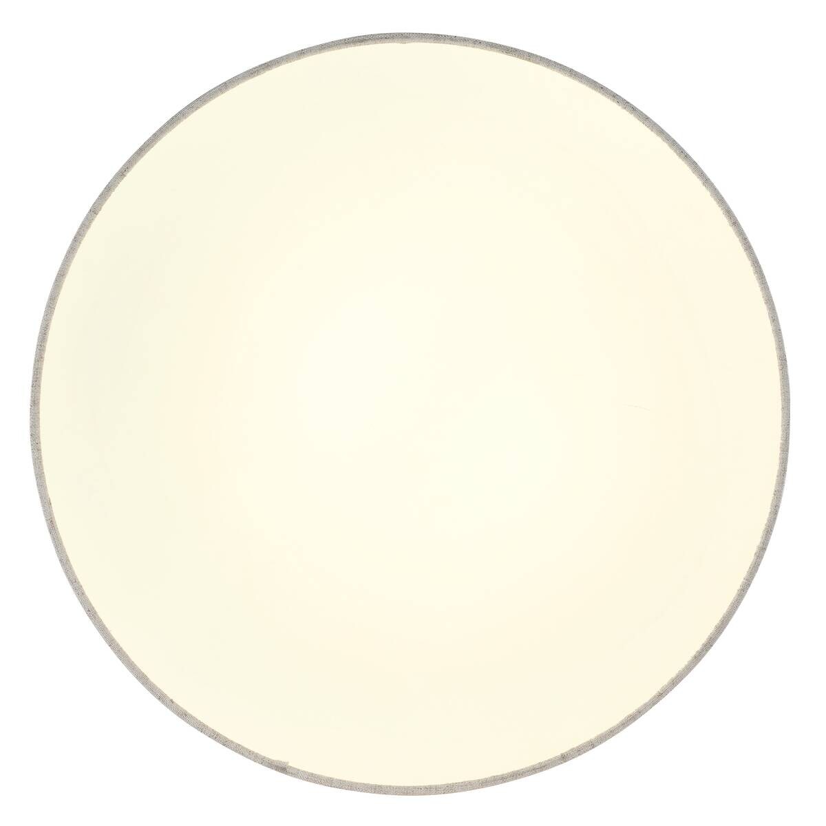 GLOBO LED-Deckenleuchte DELEON weiß Metall Leinen H/D: ca. 12,5x57,5 cm 1 Brennstellen