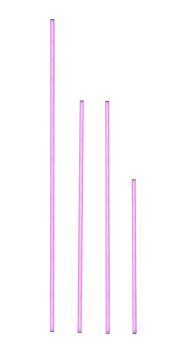 Nolo LED-Akustikpaneelbeleuchtung Line H: ca. 100 cm