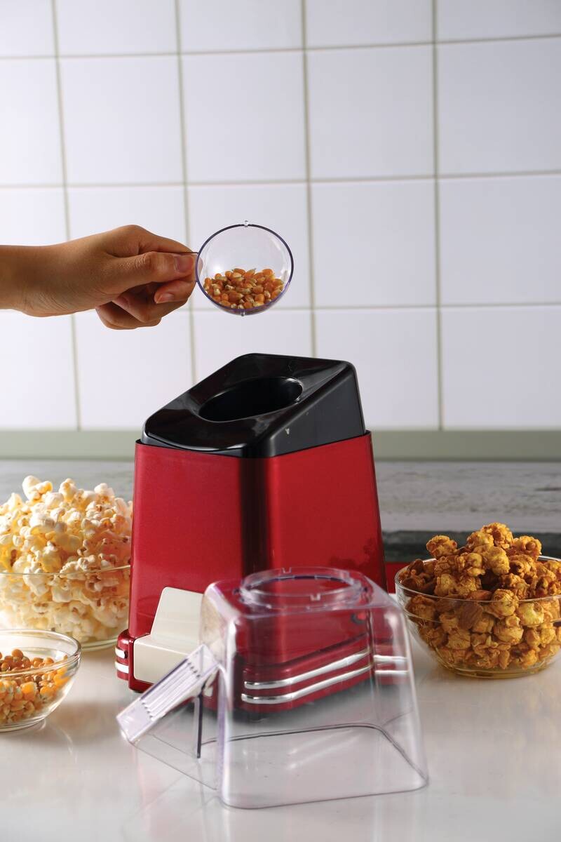 SWISS HOME Popcornautomat SH-6720 rot Kunststoff B/H/L: ca. 16,5x29,5x20 cm