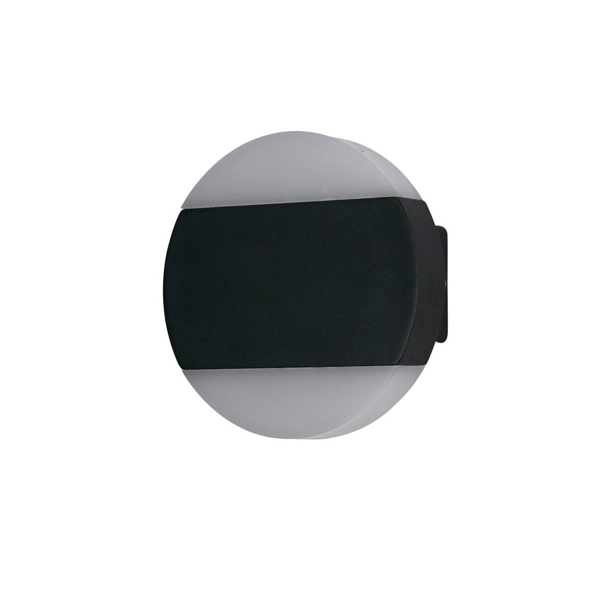 LED-Außenwandleuchte weiß schwarz B/H/T: ca. 15x15x4 cm