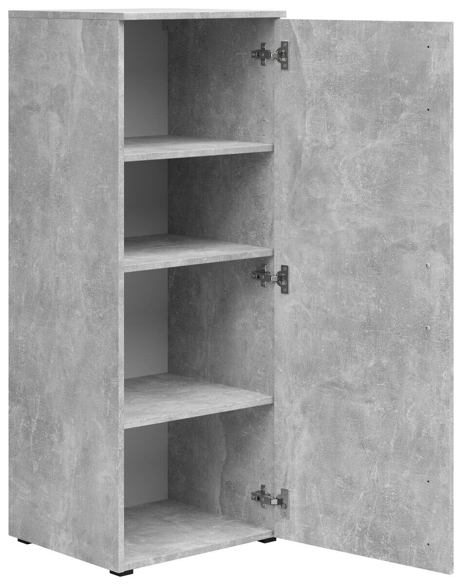 Schrank Multi-Stauraum Typ 16 Beton Optik B/H/T: ca. 45x115x40 cm