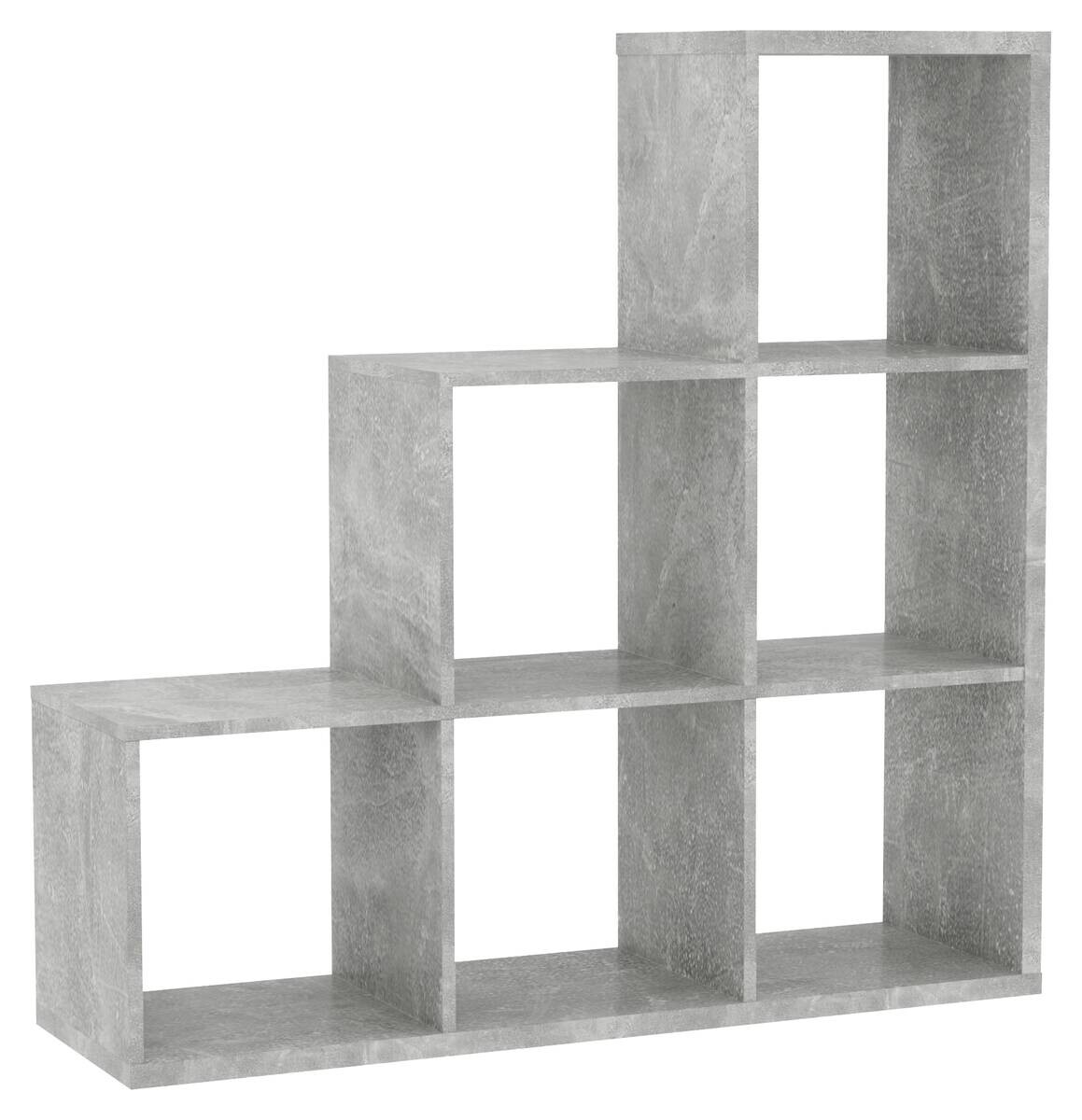 Stufenregal Max Step Beton Optik B/H/T: ca. 106x107x33 cm