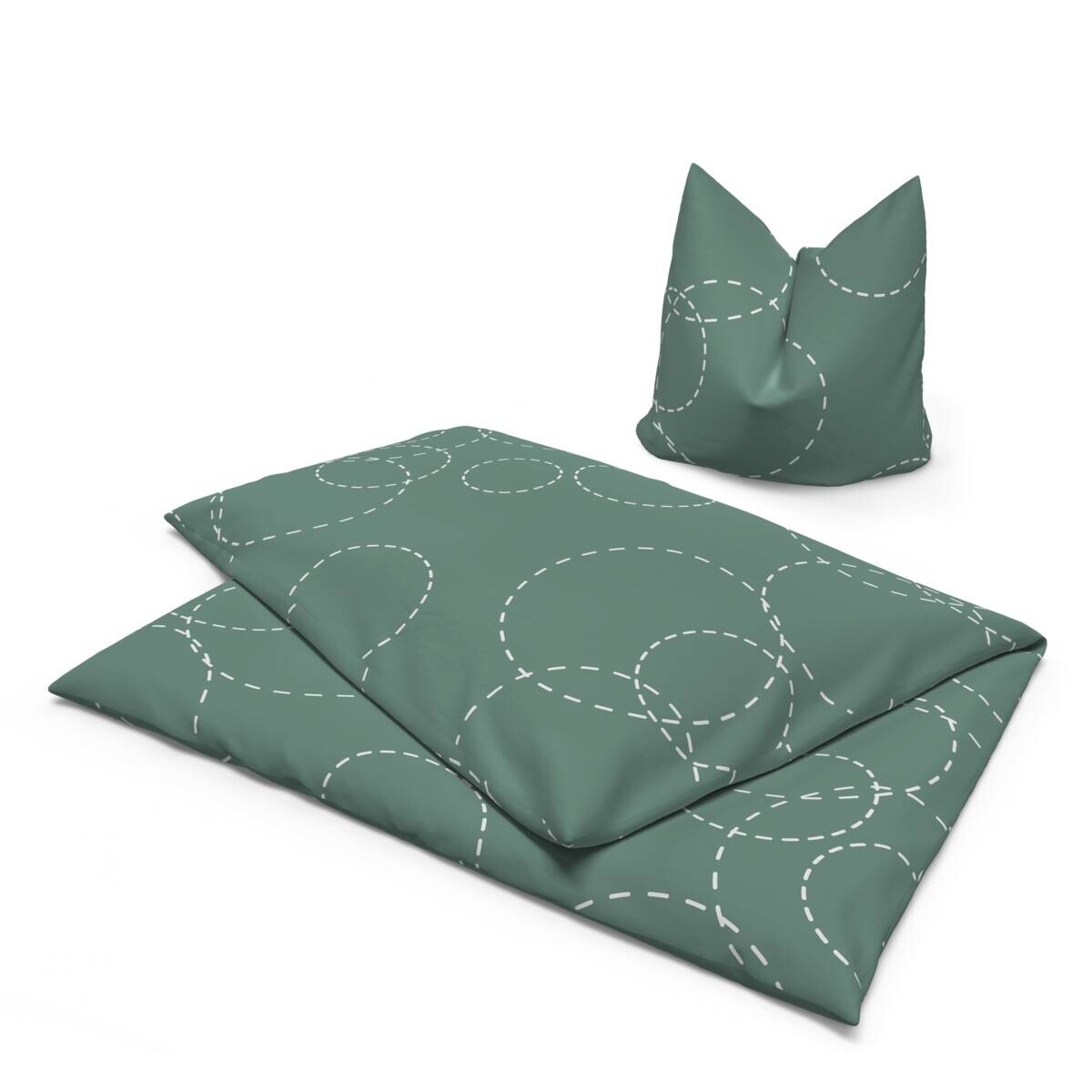 Microfaser Bettwäsche mint Polyester B/L: ca. 135x200 cm