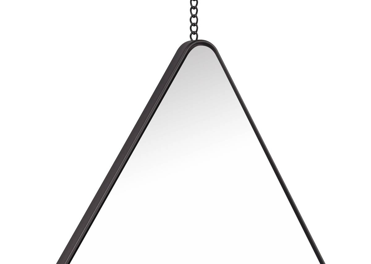 Designspiegel Harley schwarz B/H/T: ca. 17x28x1 cm