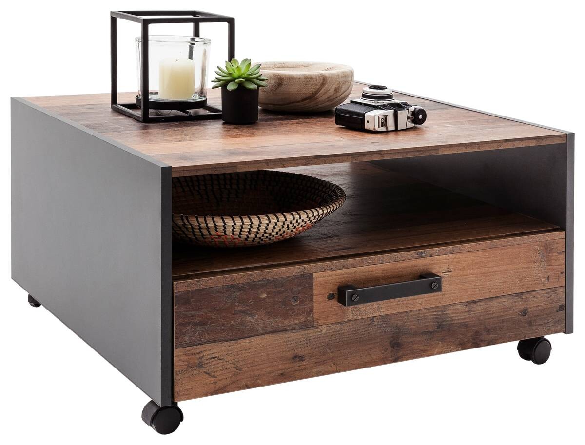 Couchtisch Universal Old Wood Nachbildung B/H/T: ca. 70x40x70 cm