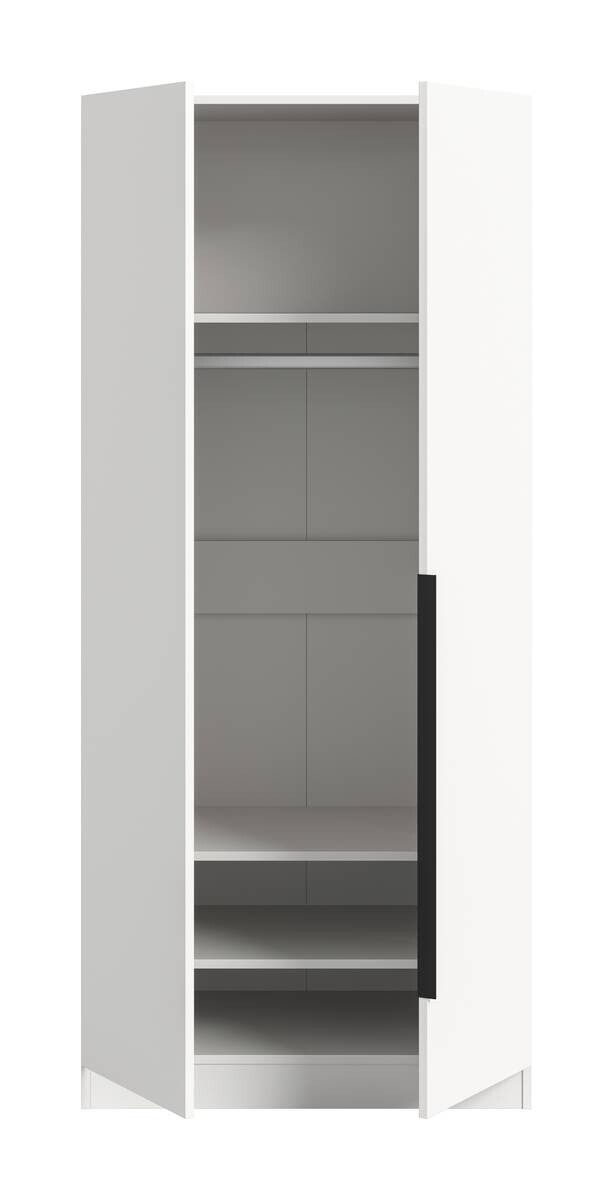 Kleiderschrank KOPENHAGEN weiß B/H/T: ca. 80x181x52 cm