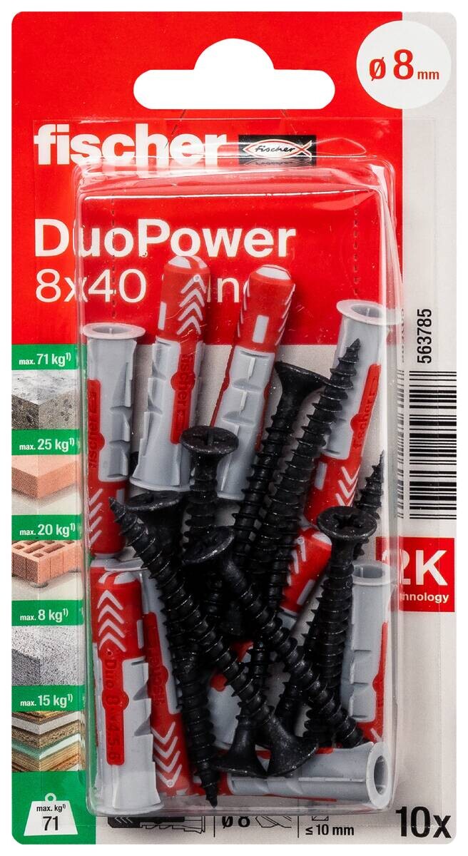 fischer Dübel- und Schraubenset