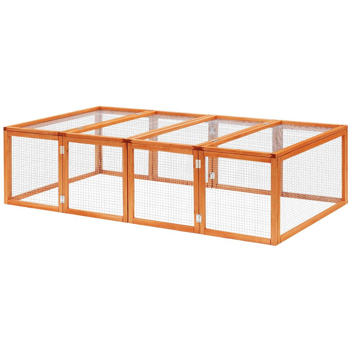 PawHut Gehege natur Polypropylen B/H/L: ca. 100x181x48 cm