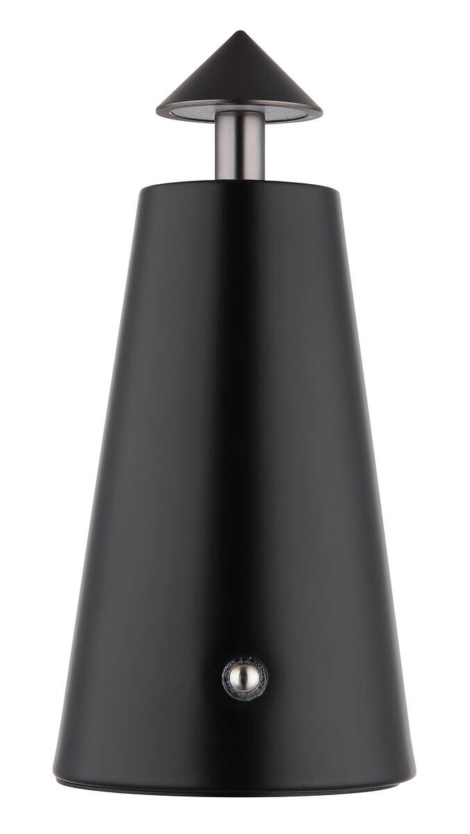 GLOBO LED-Tischleuchte mattschwarz Chrom Metall Kunststoff Stein H/D: ca. 19x9 cm 1 Brennstellen