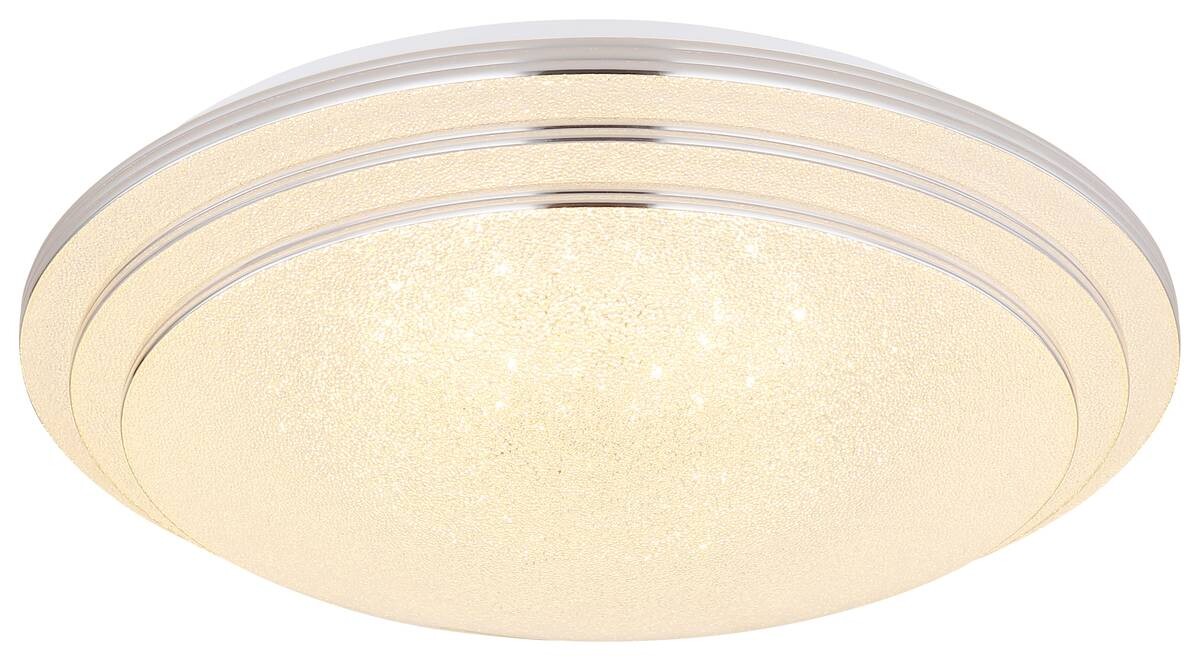 GLOBO Deckenleuchte 48419-18 Aley Opal weiß Metall Acryl H/D: ca. 9,5x40 cm