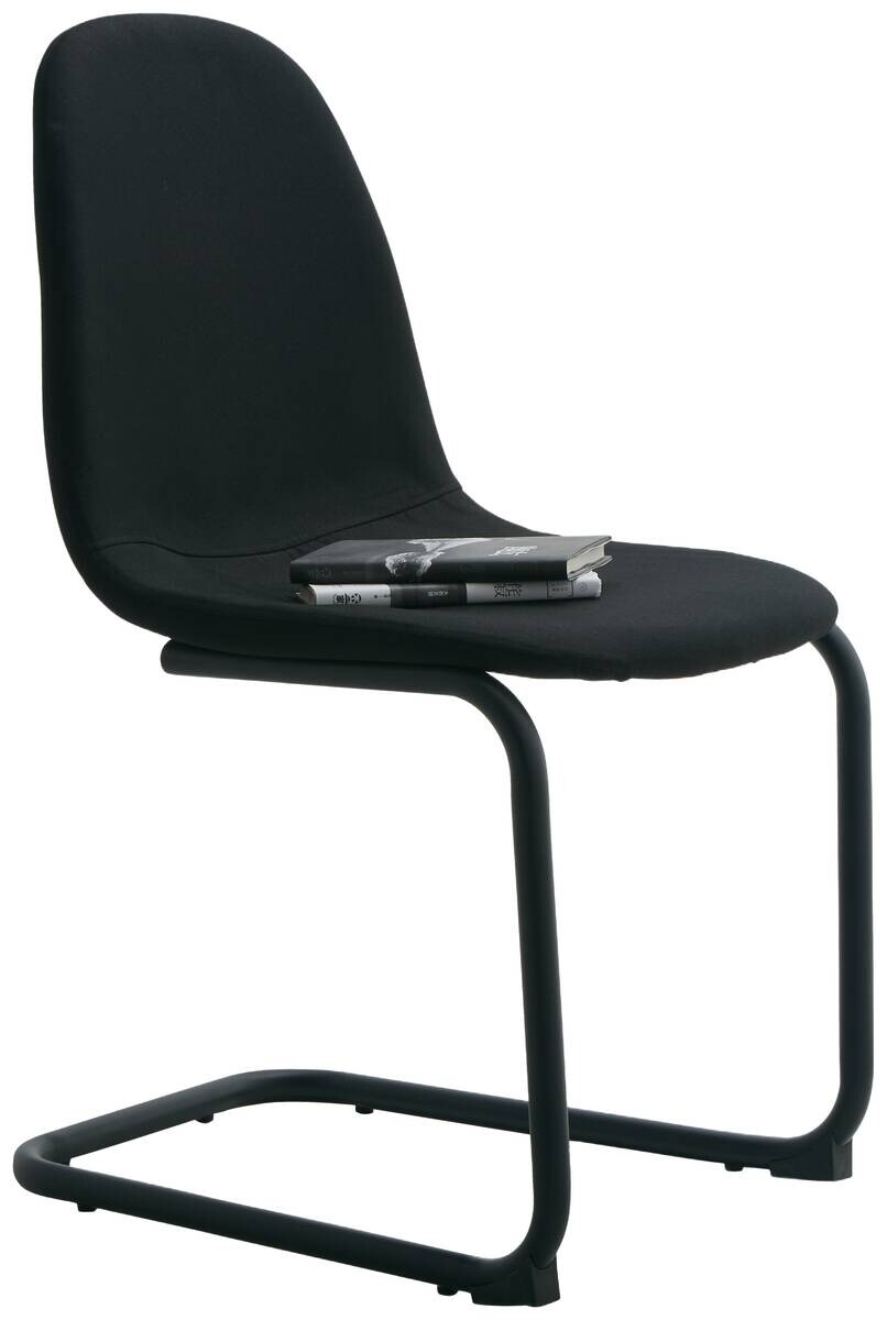 Schwingstuhl Leya schwarz Microfaser B/H/T: ca. 44x86x53 cm