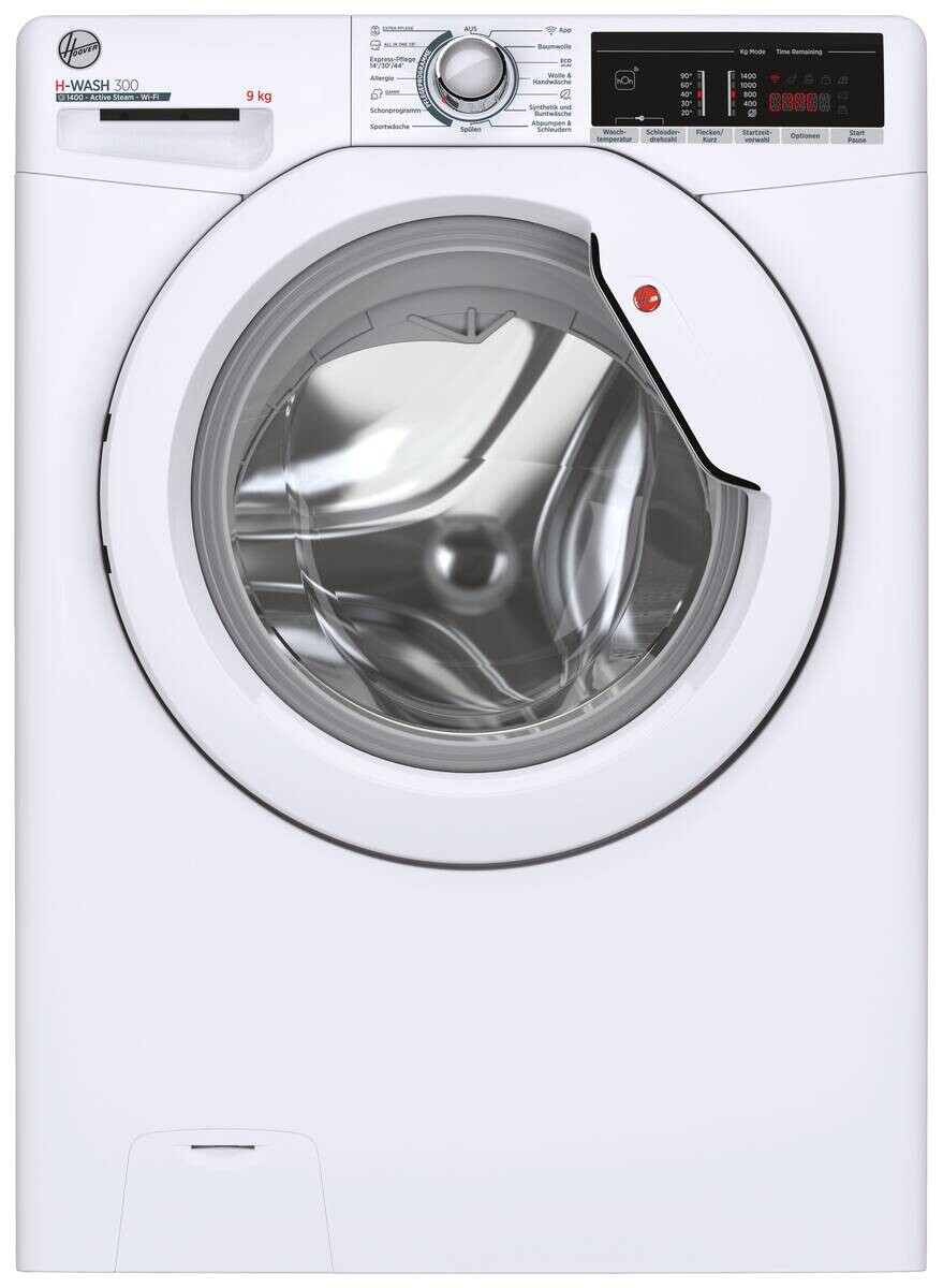 Hoover Waschmaschine H3WOSQ495TA4 EEK: B Spektrum: A bis G 9kg weiß B/H/T: ca. 60x85x53 cm