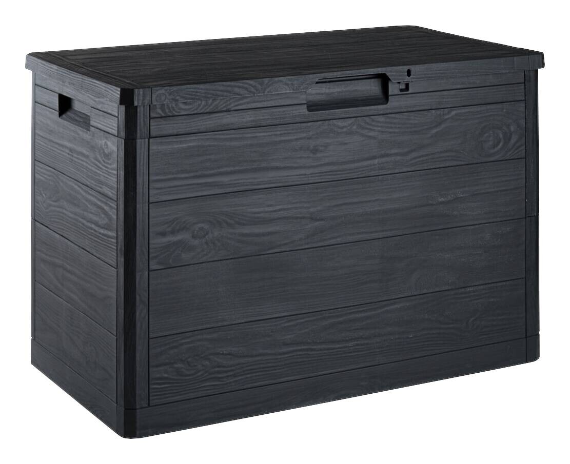Toomax Aufbewahrungsbox Woodys anthrazit Kunststoff B/H/L: ca. 45x78x53 cm