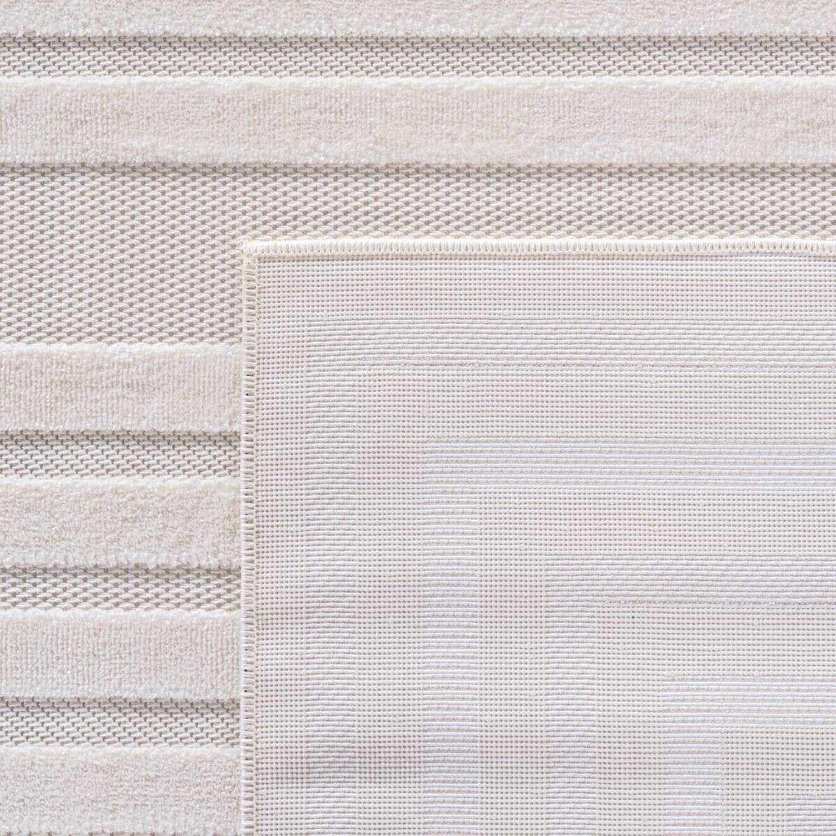 Ayyildiz Kurzflorteppich DOHA creme B/L: ca. 120x170 cm