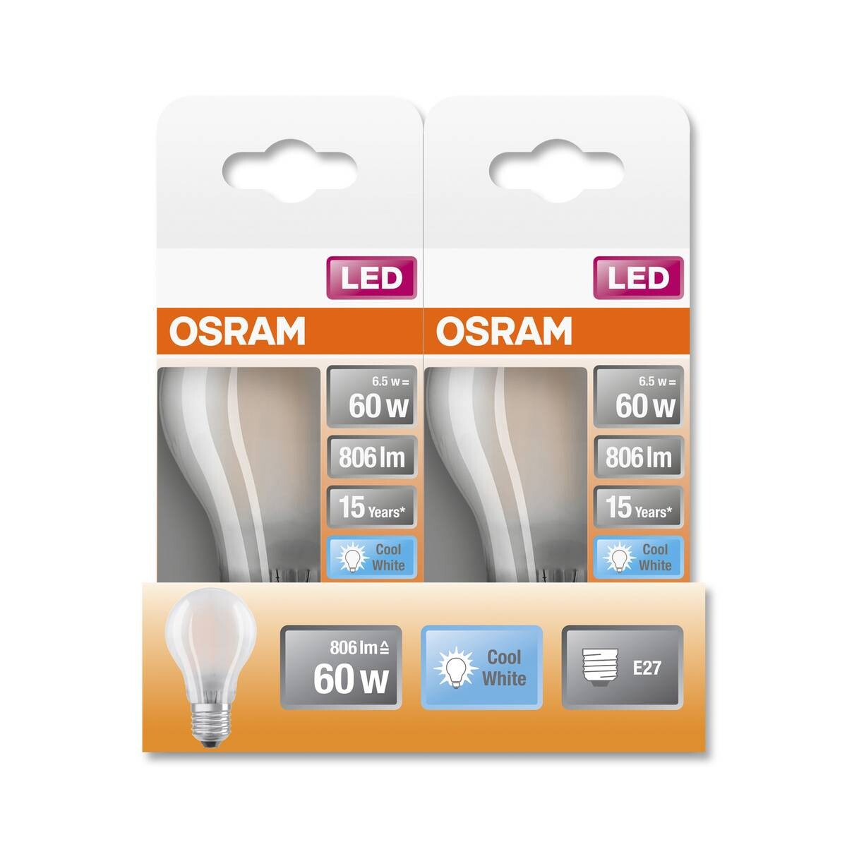 OSRAM LED-Leuchtmittel Classic A AC32393 E27