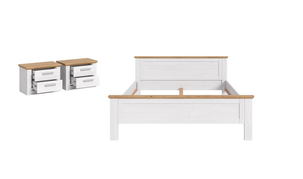 Bettanlage VERONA Sibiu Lärche Nachbildung Eiche Artisan Nachbildung