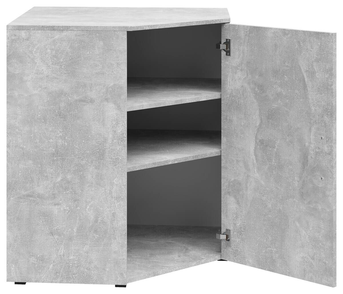 Schrank Multi-Stauraum Typ 41 Beton Optik B/H/T: ca. 101x83x79 cm