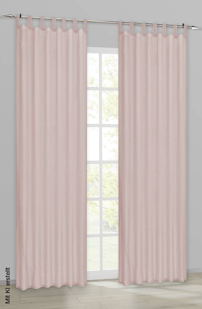 ACUS design collection Kombivorhang Pearl rosé B/L: ca. 135x245 cm