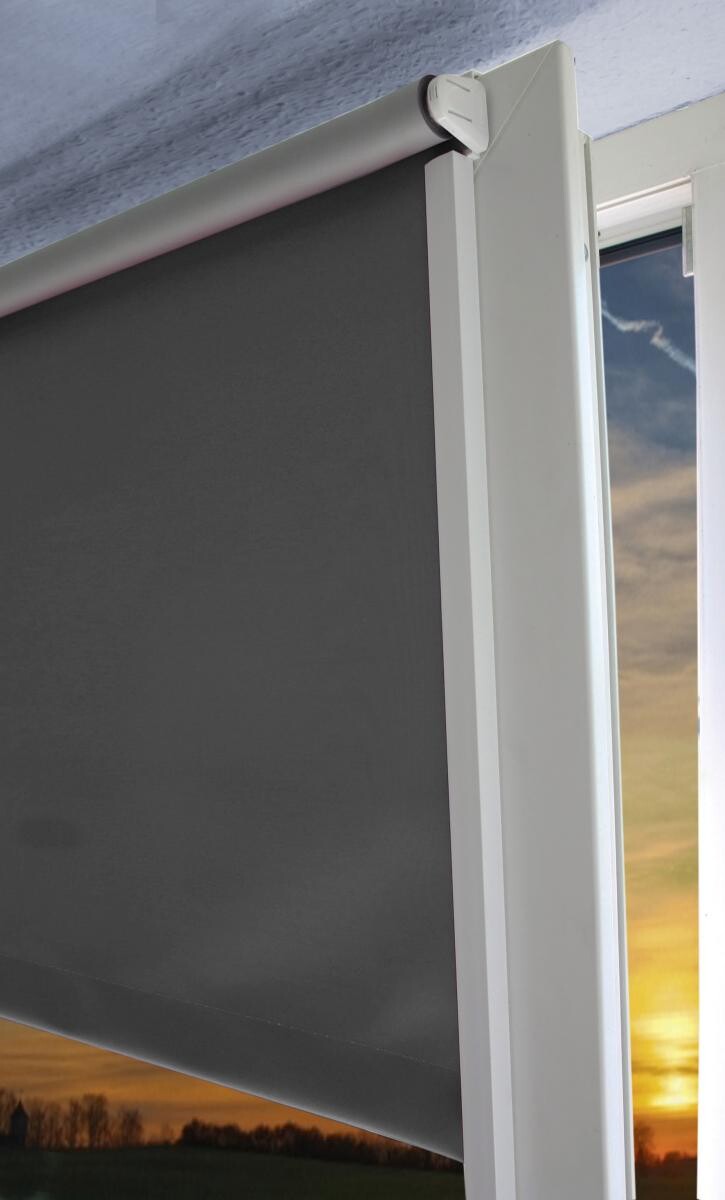 Boviva Seitenschiene für Klebe-/Klemmrollos weiß 2 Packstücke