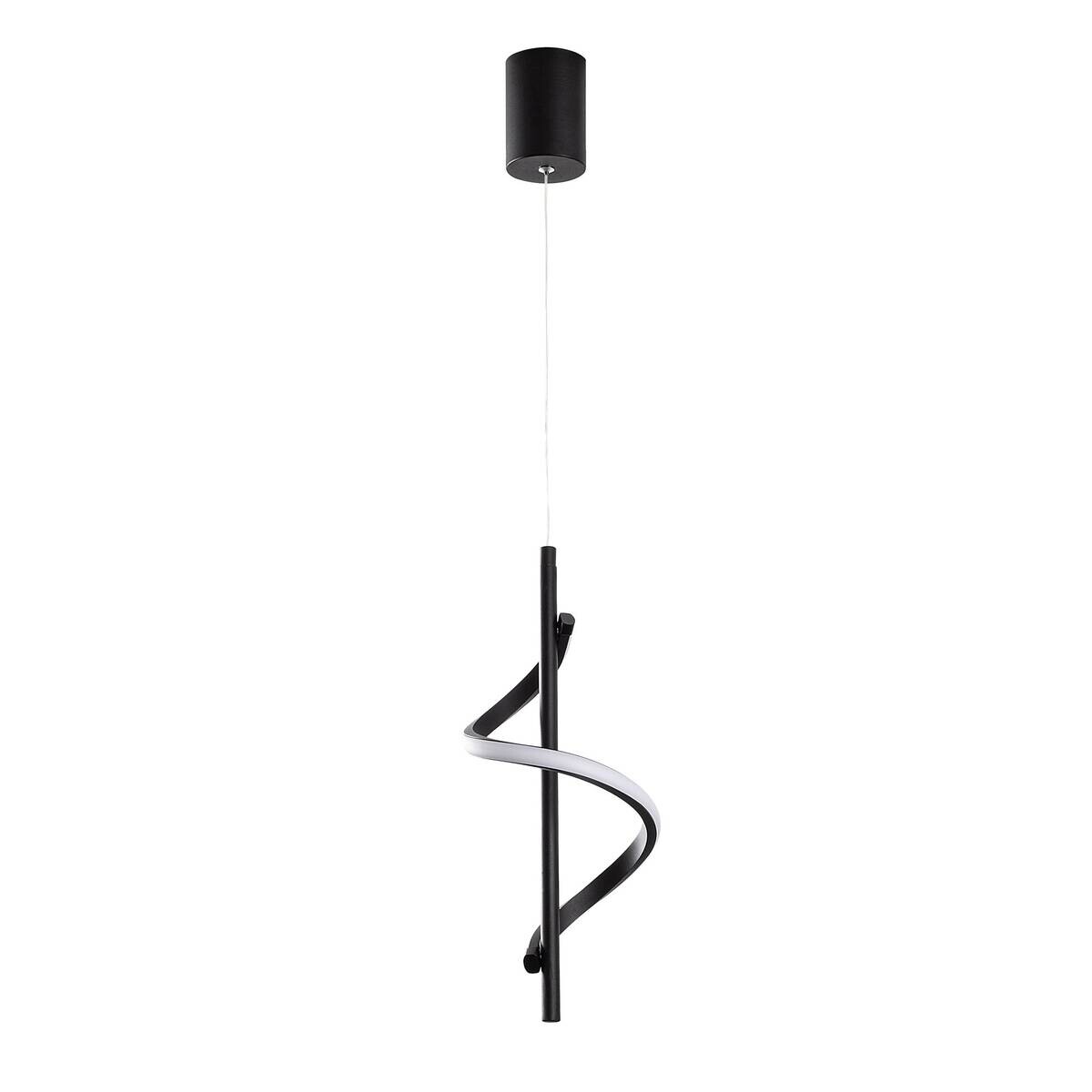 Opviq LED-Pendelleuchte schwarz B/H/T: ca. 16x100x16 cm