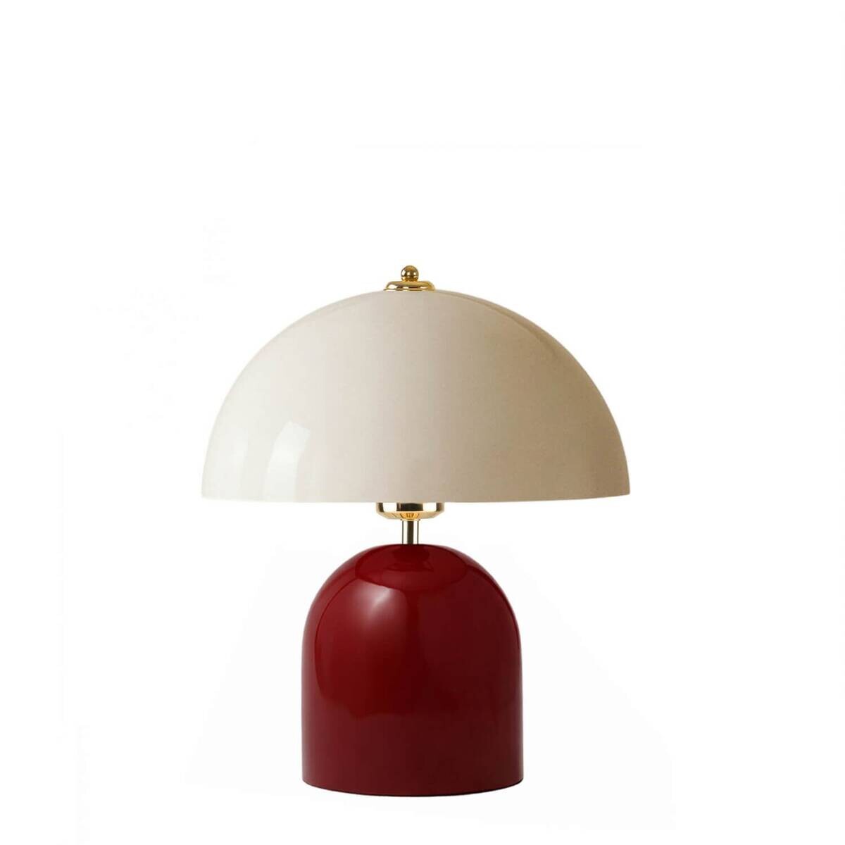 Opviq Tischleuchte rot B/H/T: ca. 25x32x25 cm E27 1 Brennstellen