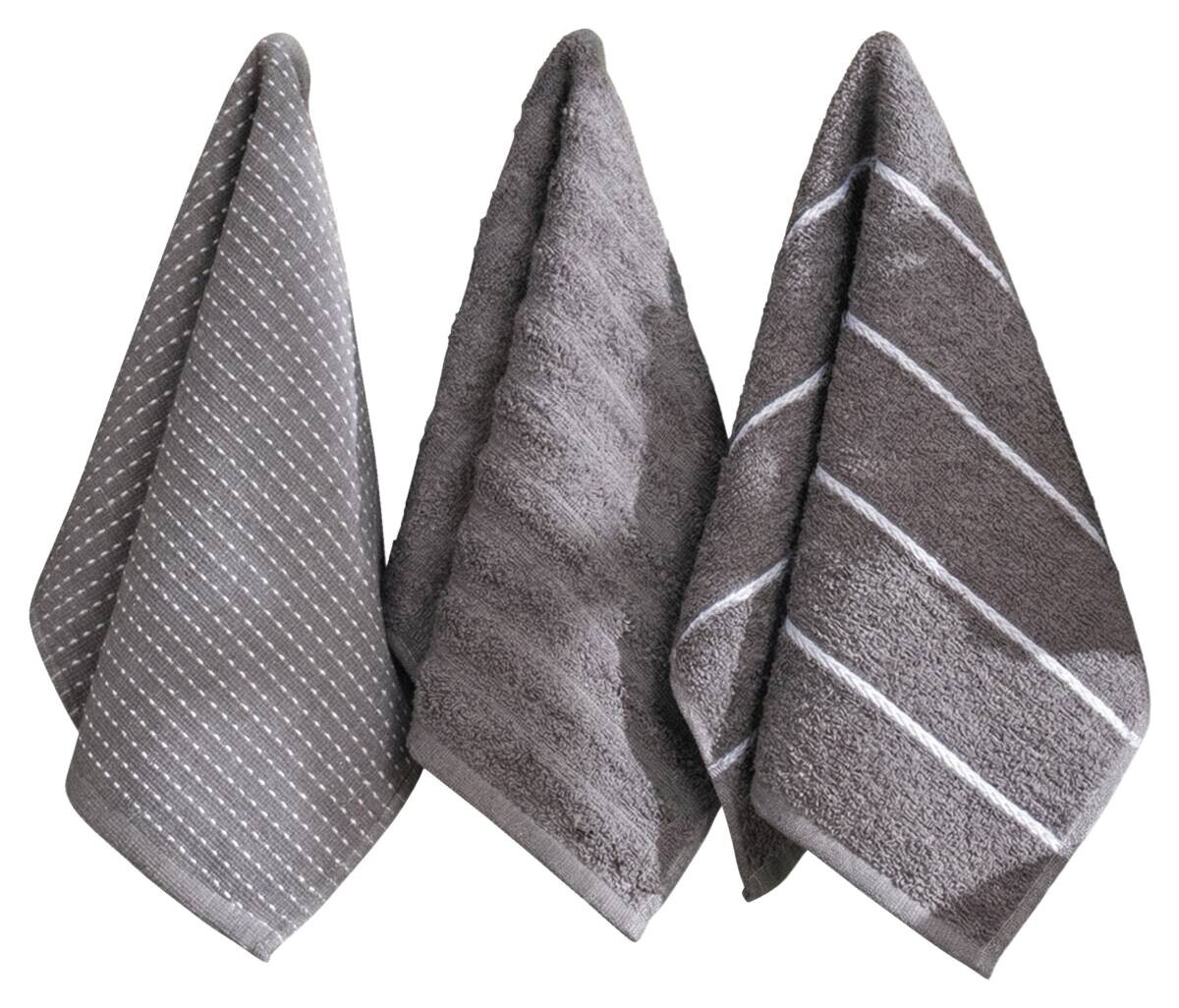 Mijolnir Frottier-Set anthrazit 100% Baumwolle B/L: ca. 30x50 cm