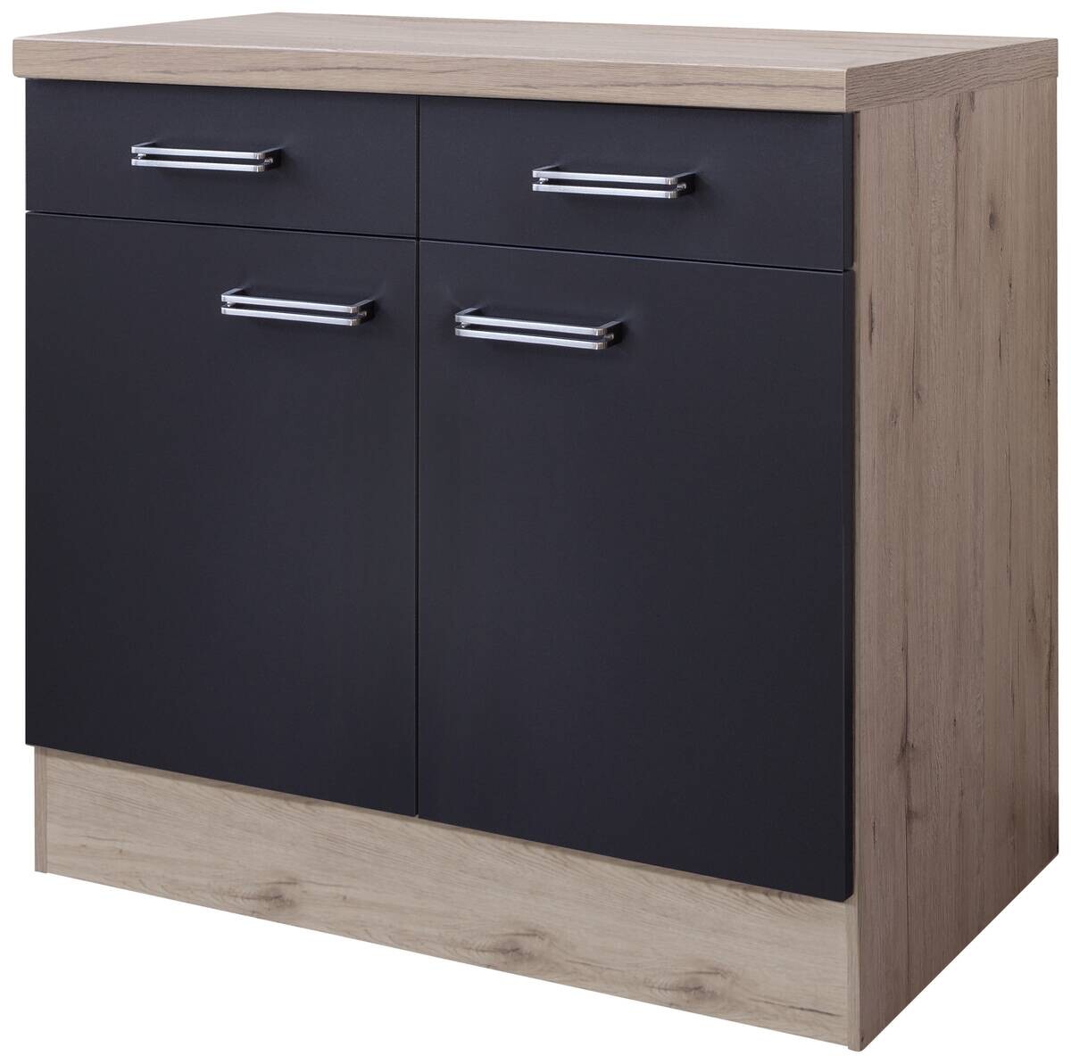 Unterschrank Elva anthrazit B/H/T: ca. 80x86x60 cm