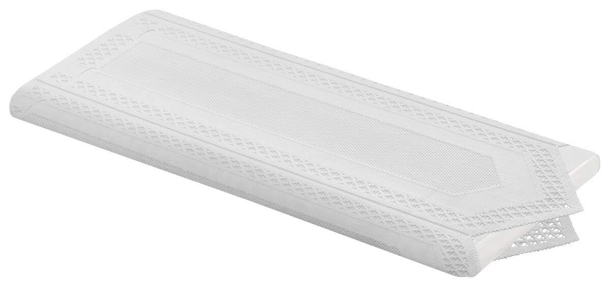 Scheibengardinen-Meterware weiß 100% Polyester H: ca. 45 cm