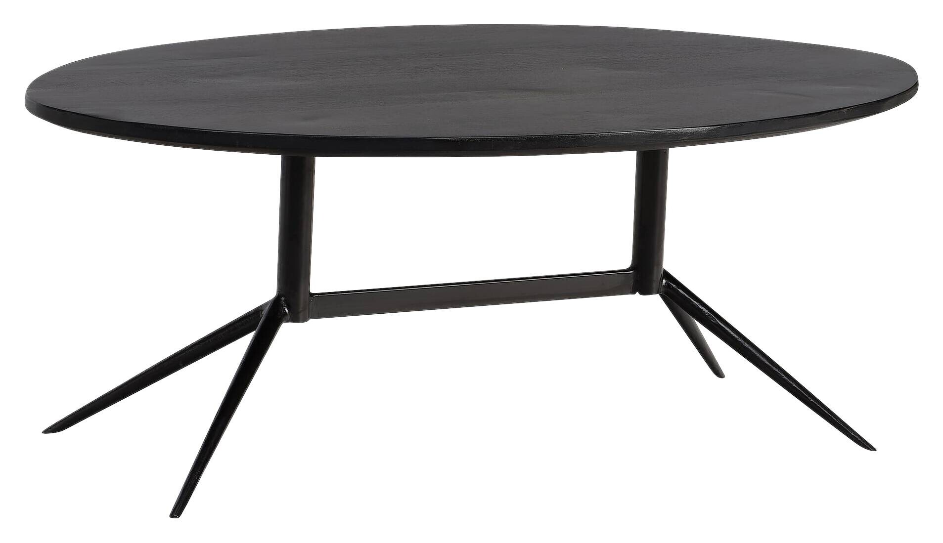 Wohnling Couchtisch schwarz Mango B/H/T: ca. 90x35x50 cm