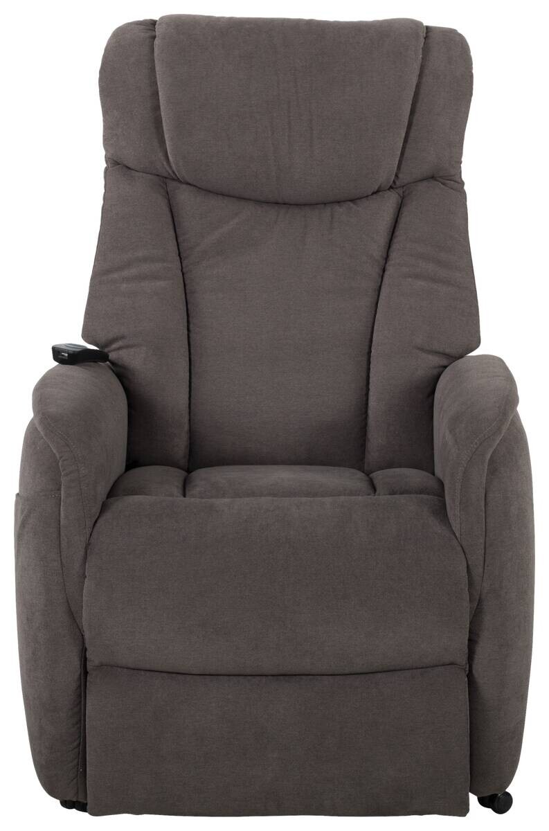 TV-Sessel Ronda graubraun Webstoff B/H/T: ca. 79x116x85 cm