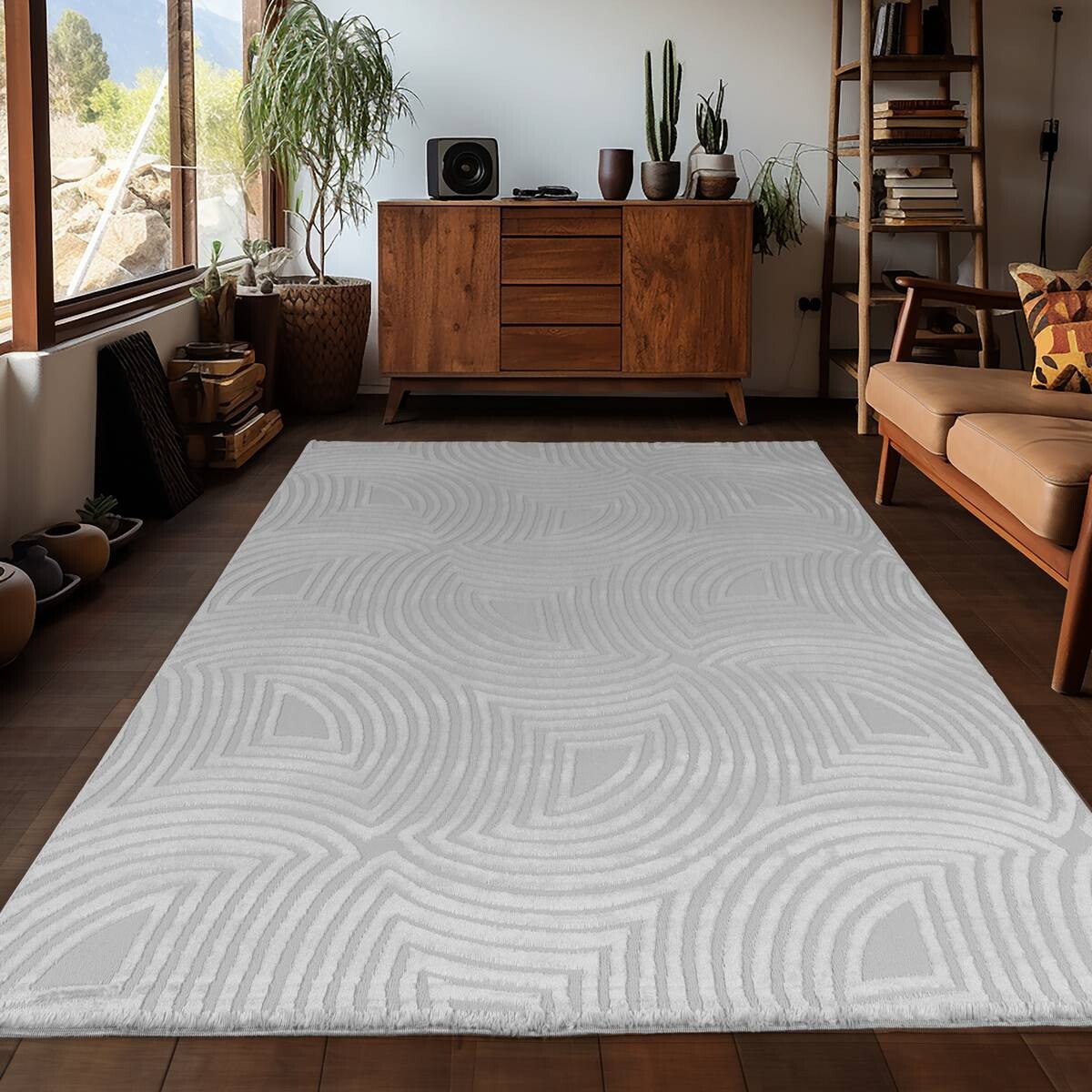 Ayyildiz Teppich SAHARA silber B/L: ca. 200x290 cm