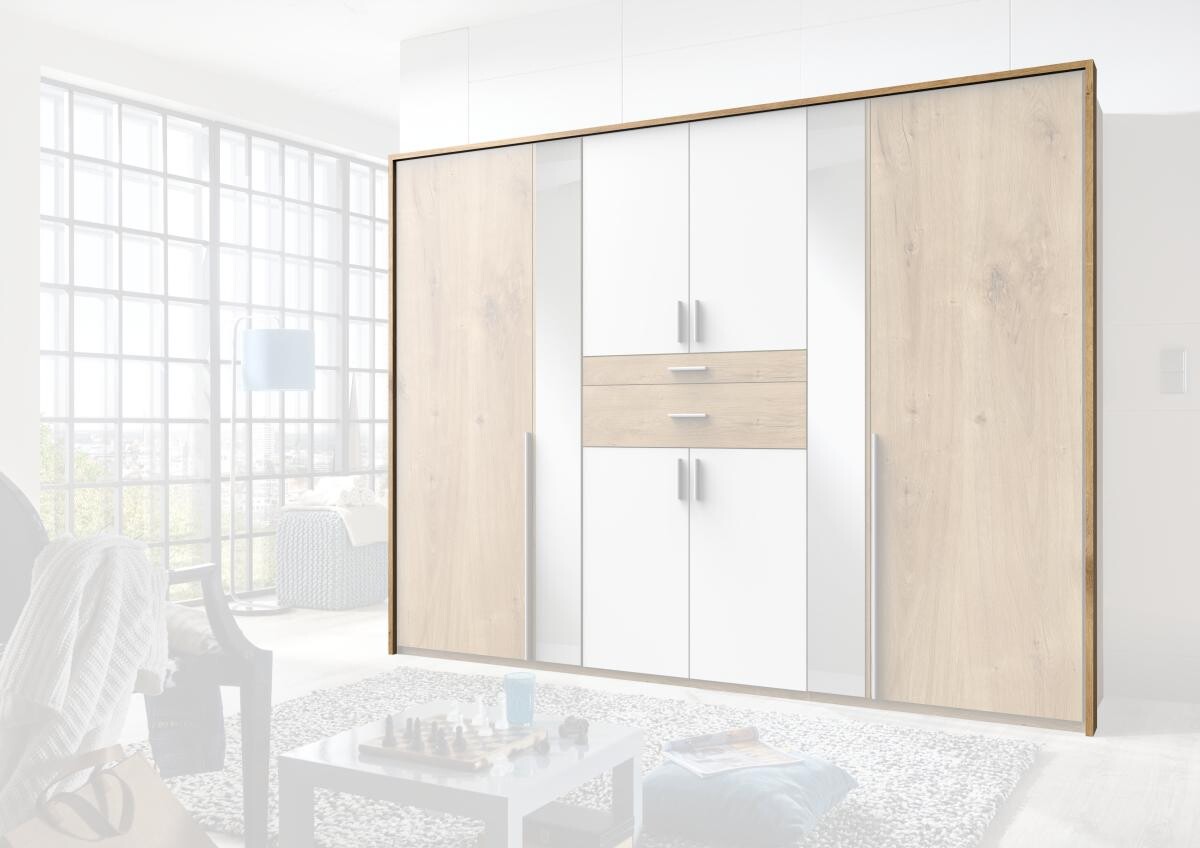 Passepartoutrahmen Odessa Plankeneiche Nachbildung B/H/T: ca. 273x210x12 cm