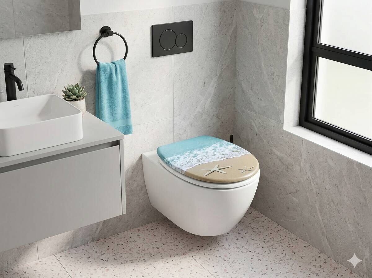 POCOline WC-Sitz Seestern Duroplast