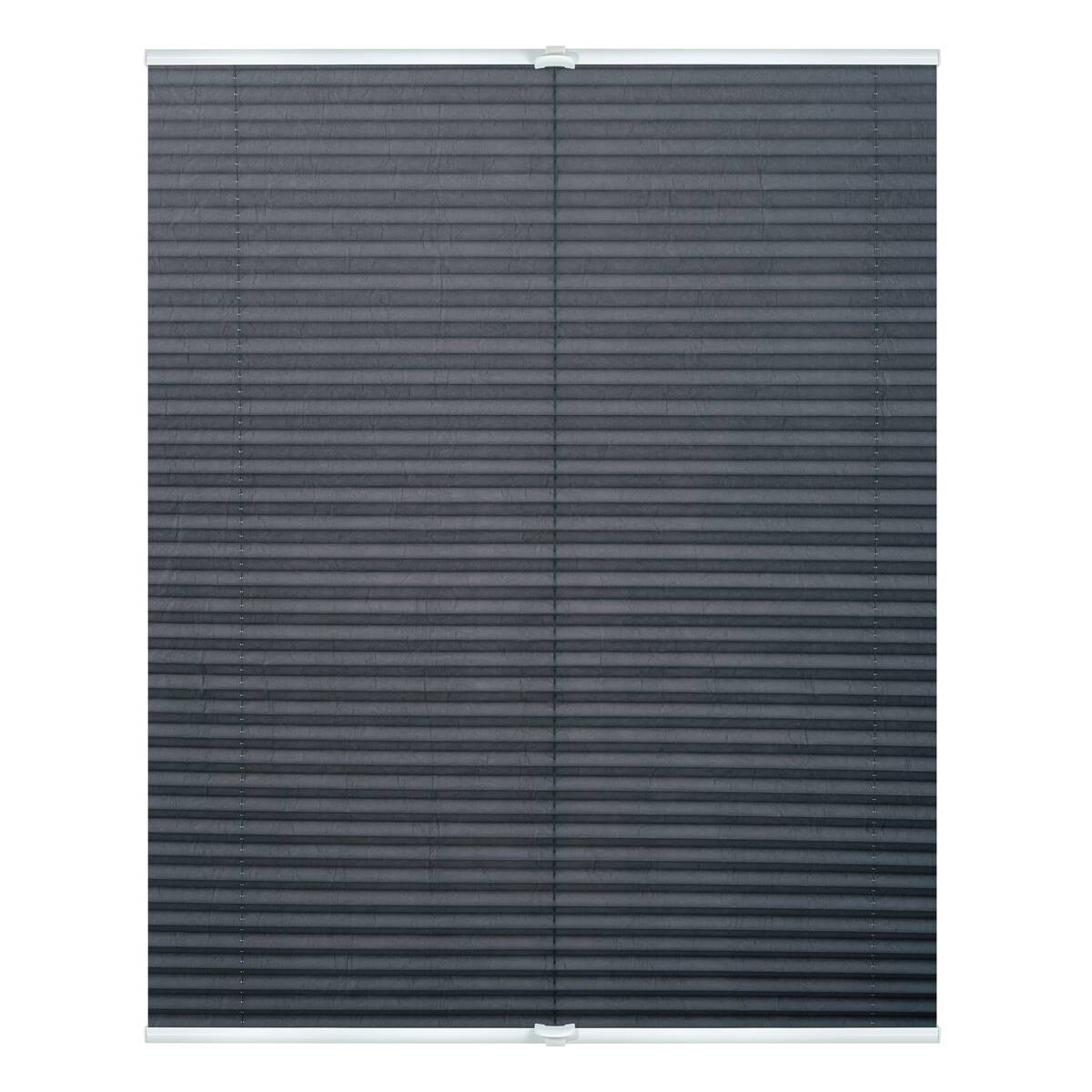 LICHTBLICK Spannplissee grau B/L: ca. 55x130 cm