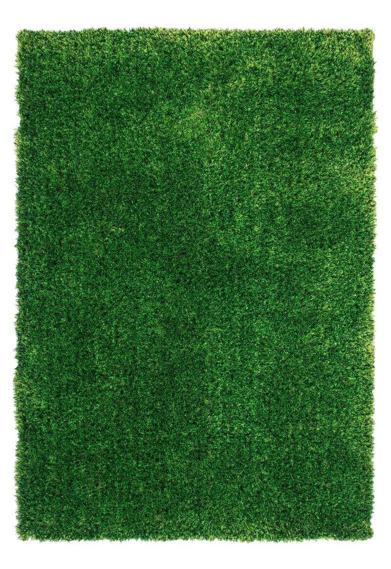 Kayoom Hochflorteppich Diamond 725 grün B/H/L: ca. 160x4x230 cm