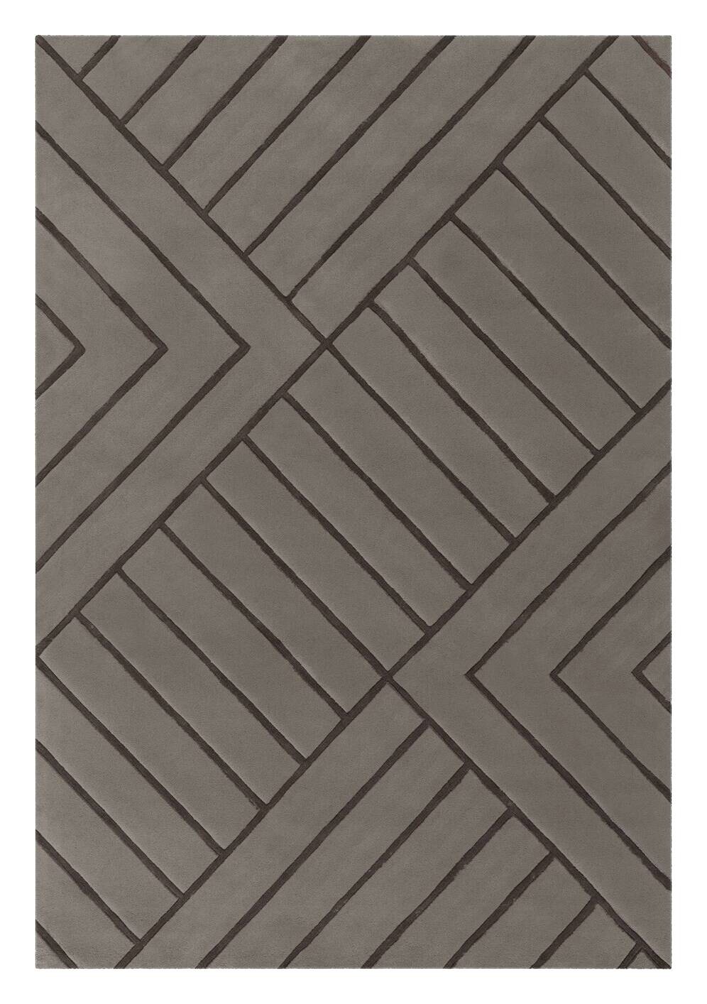 Arte Espina Kurzflorteppich Cool 5055 grau B/L: ca. 120x180 cm