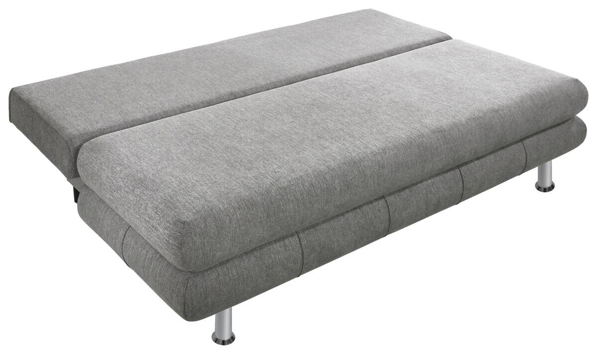 Schlafsofa Benfeld grau Microfaser B/H/T: ca. 190x93x92 cm