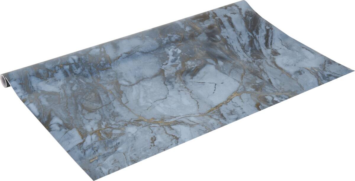 d-c-fix Klebefolie Romeo Marmoroptik Romeo graublau gold B/L: ca. 45x200 cm | gold, graublau | 45,00/200,00 cm