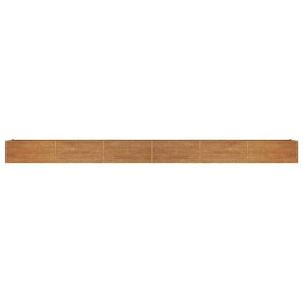 Hochbeet braun Stahl B/H/L: ca. 80x45x600 cm