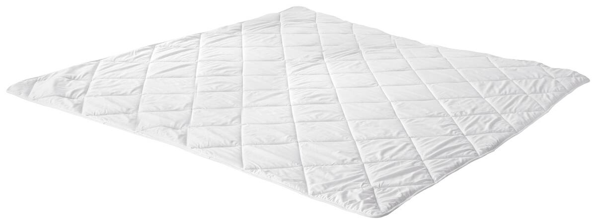 Matratzenauflage weiß Oberseite: 100% Polyester Unterseite: 100% Polypropylen Füllung: 100% Polyester B/L: ca. 180x200 cm