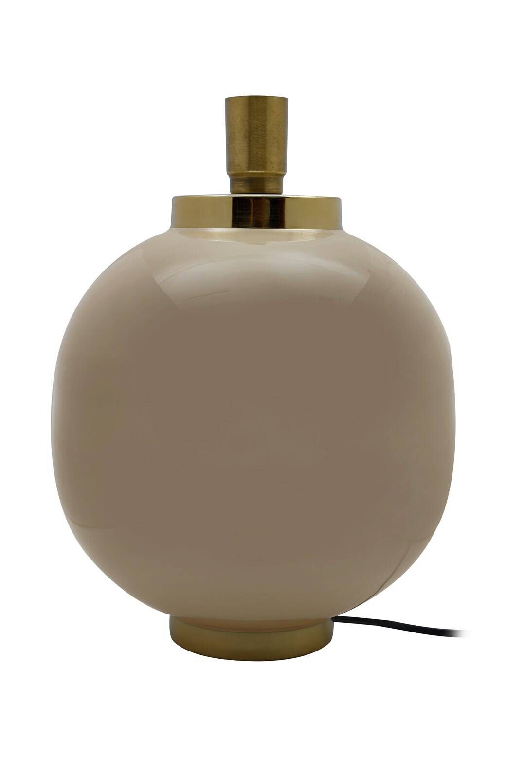 Kayoom Tischleuchte taupe gold Eisen B/H/L: ca. 28x38,5x28 cm E27 1 Brennstellen