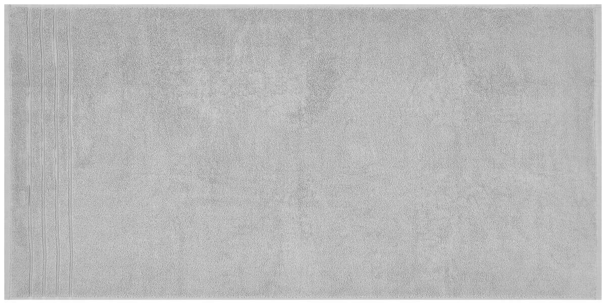 POCOline Duschtuch Pisa silber 100% Baumwolle B/L: ca. 70x140 cm