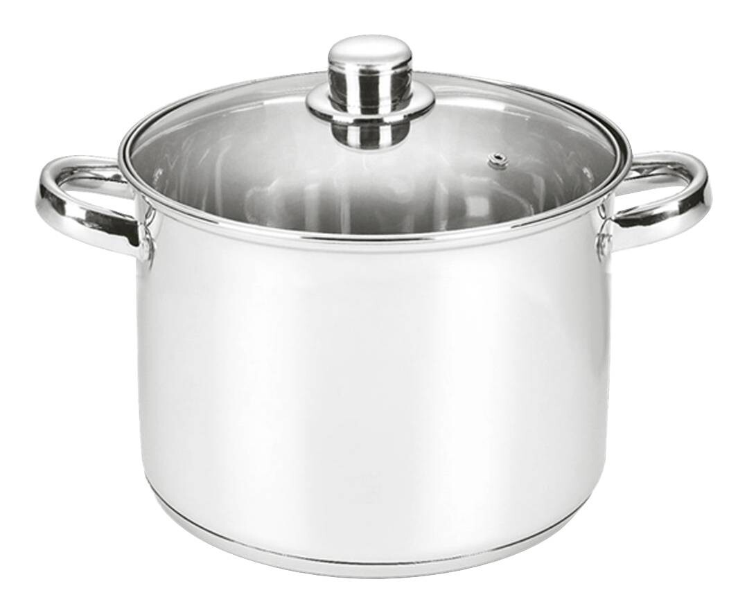 MICHELINO Großraumtopf silber Edelstahl D: ca. 24 cm