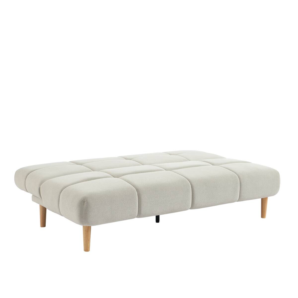 Schlafsofa beige Polyester B/H/T: ca. 190x90x91 cm