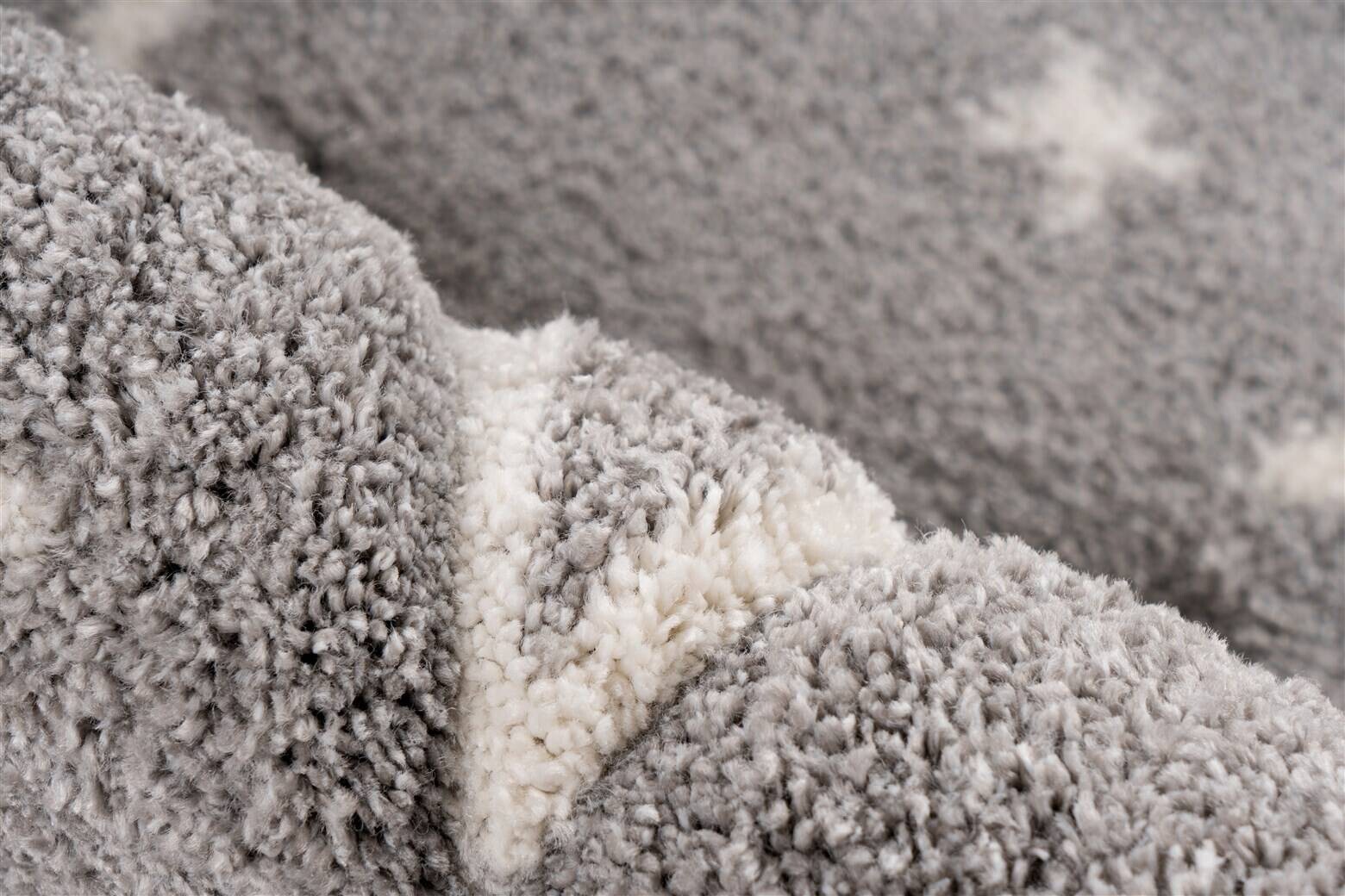 Kayoom Kurzflorteppich Australia - Tamworth silber B/H/L: ca. 80x1,6x150 cm