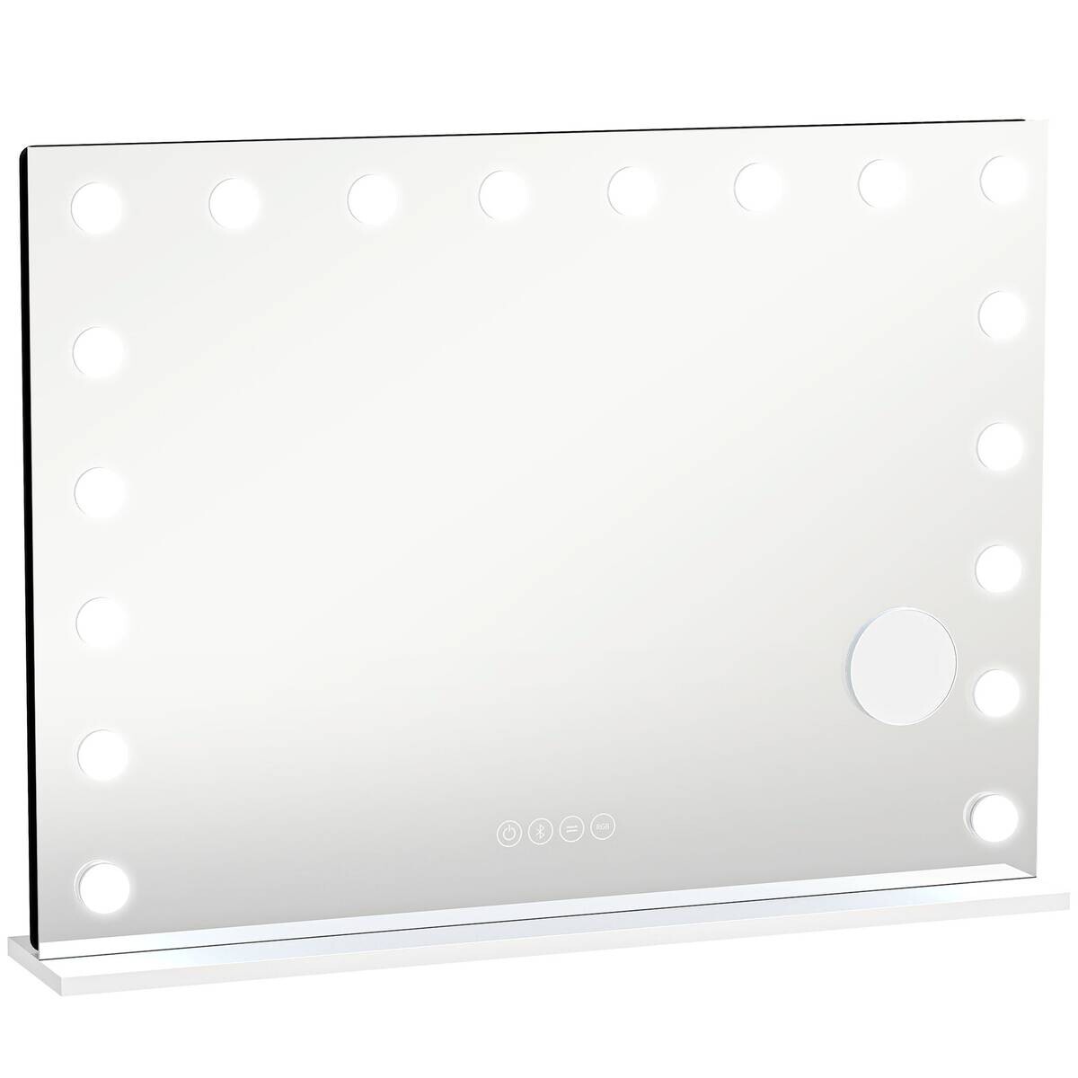 HOMCOM LED-Spiegel weiß B/H/L: ca. 14x60x80 cm