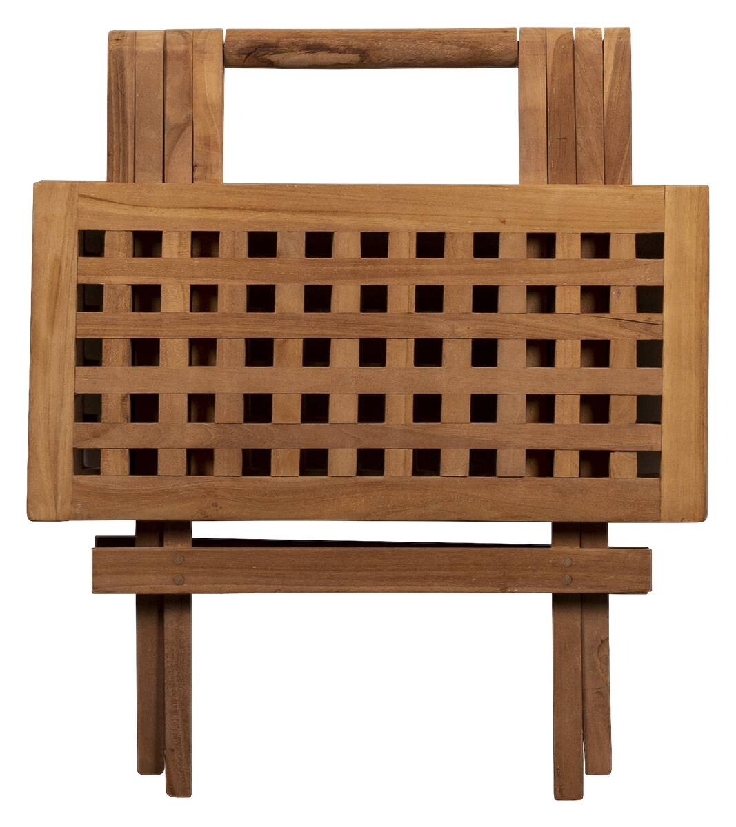 deVries Beistelltisch Woodie natur Teakholz B/H/T: ca. 50x50x50 cm