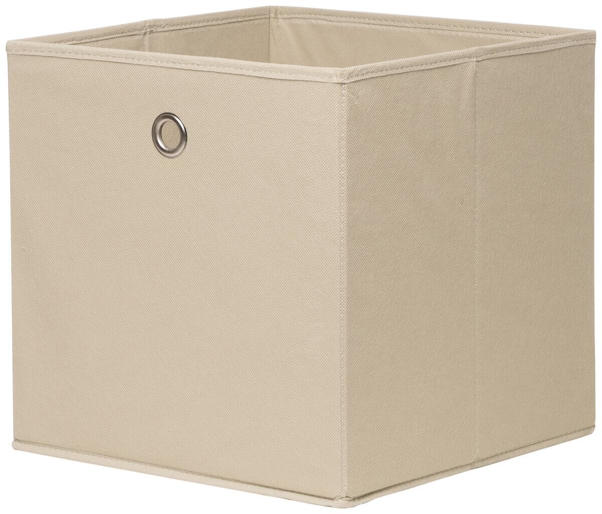 Stoffbox beige B/H/T: ca. 32x32x32 cm