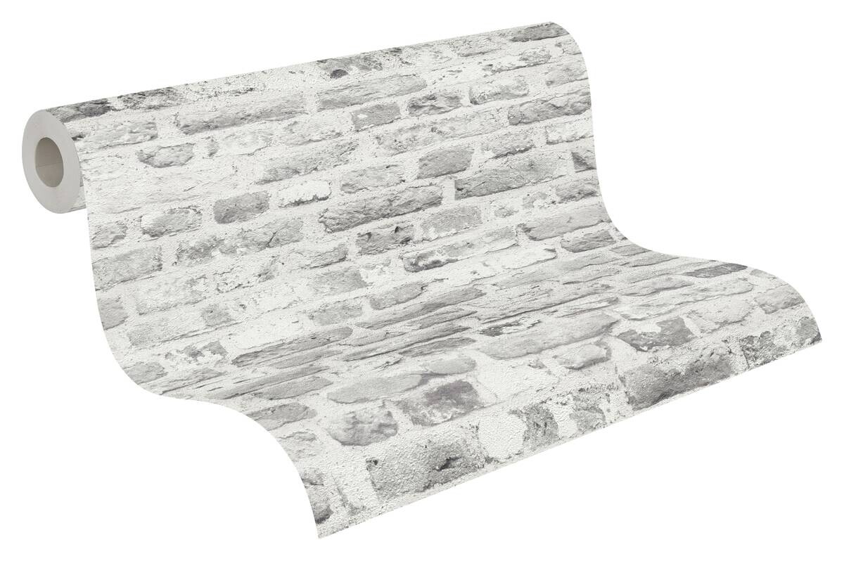 A.S.Creation Vliestapete weiß B/H/D: ca. 53x1005x8,7 cm