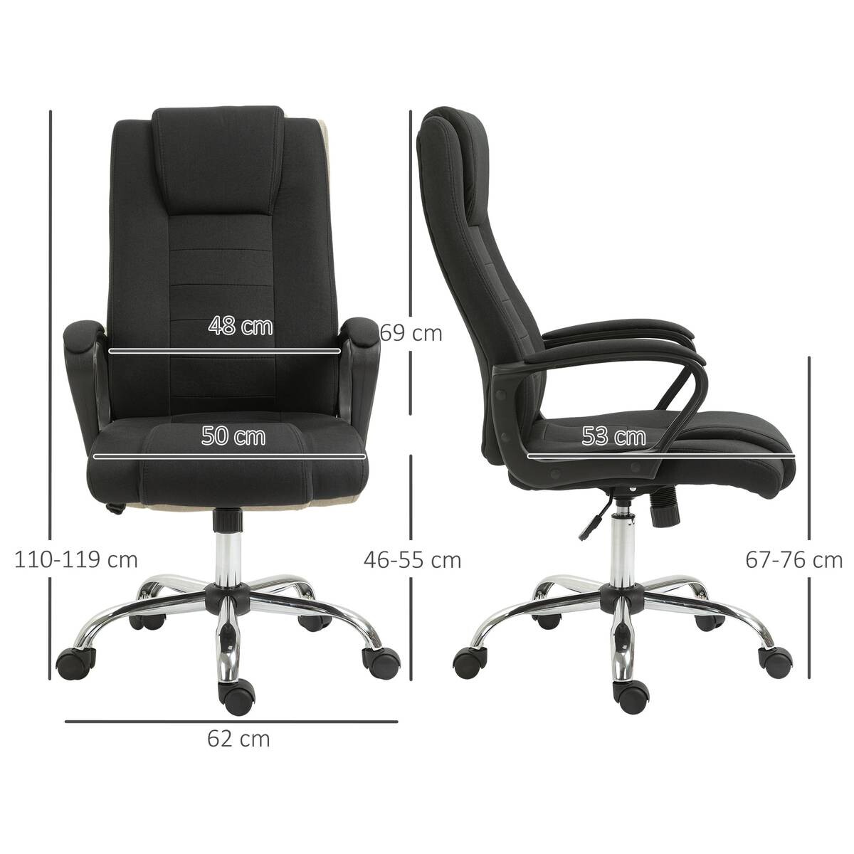 Drehstuhl 921-265BK schwarz